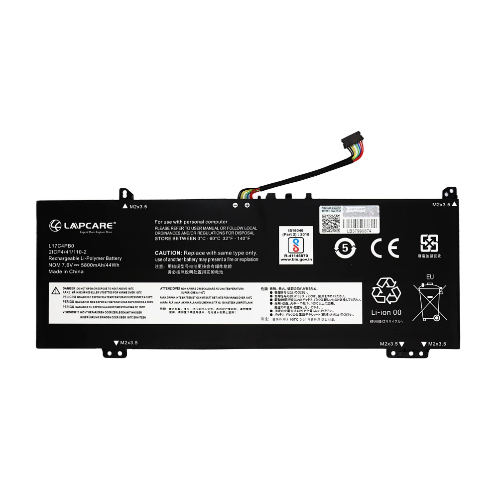 Lapcare Laptop Battery Compatible For Lenovo Ideapad 530S | L17C4PB0 view 2